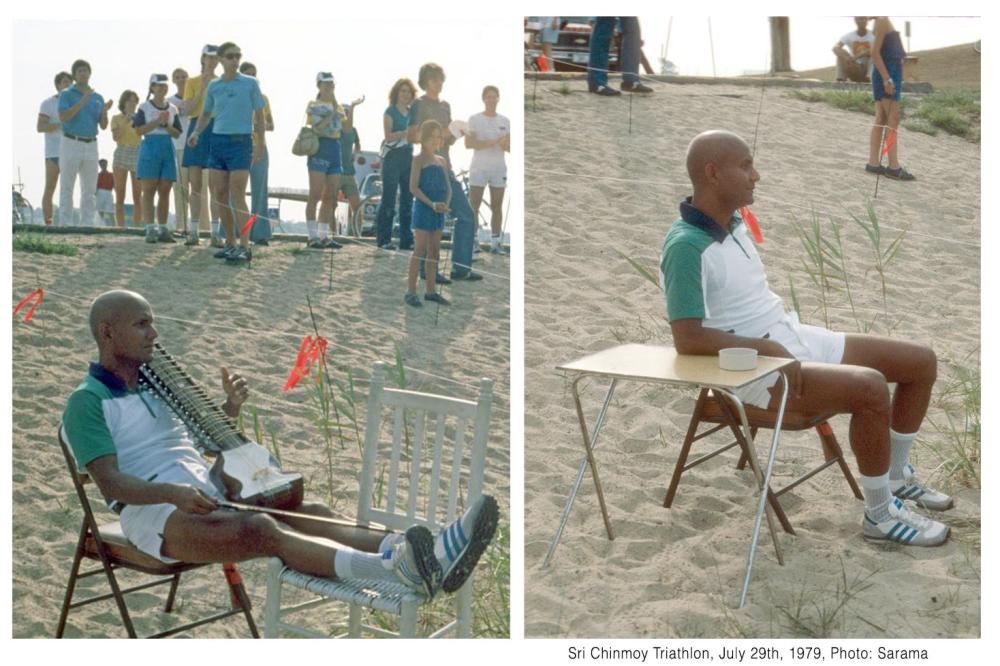 The first Sri Chinmoy Triathlon, Groton, CT sri-chinmoy