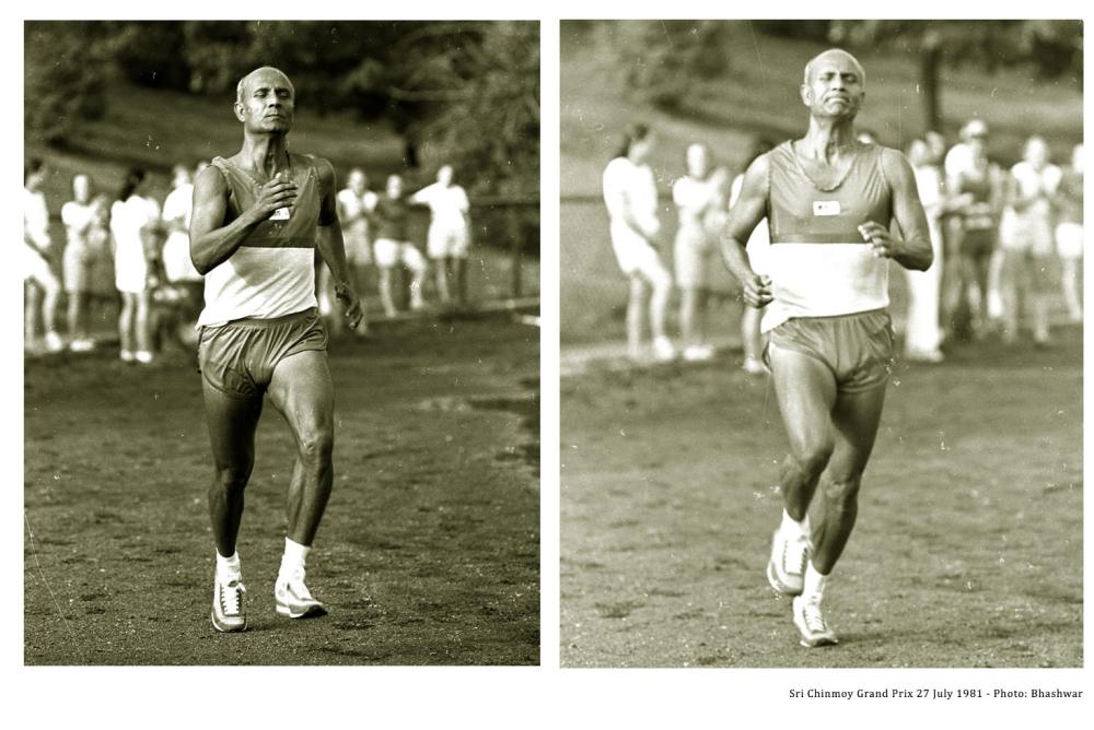 Sri Chinmoy running